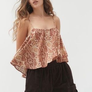 URBAN OUTFITTERS Python Christian Cami Top